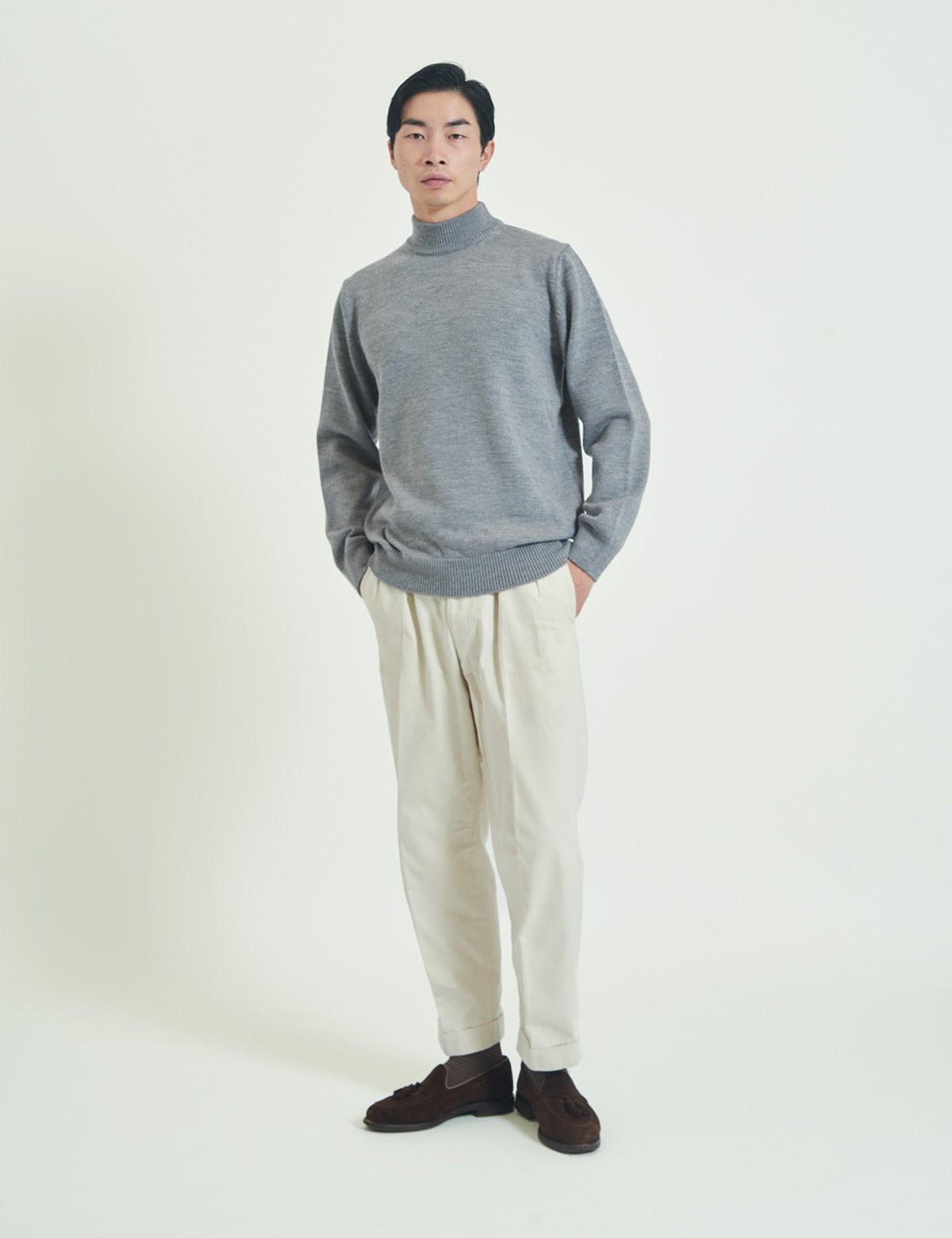 7G Heavyweight Merino Wool Mockneck