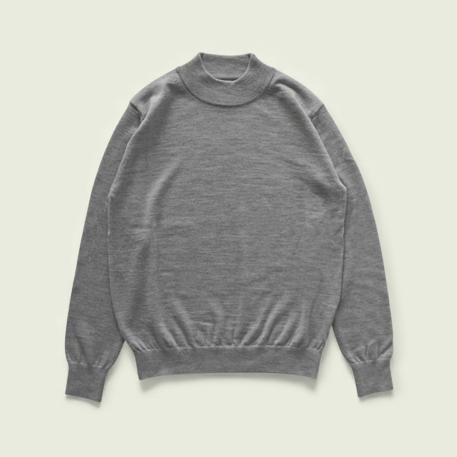 【WOMEN】12G Lightweight Merino Wool Mockneck