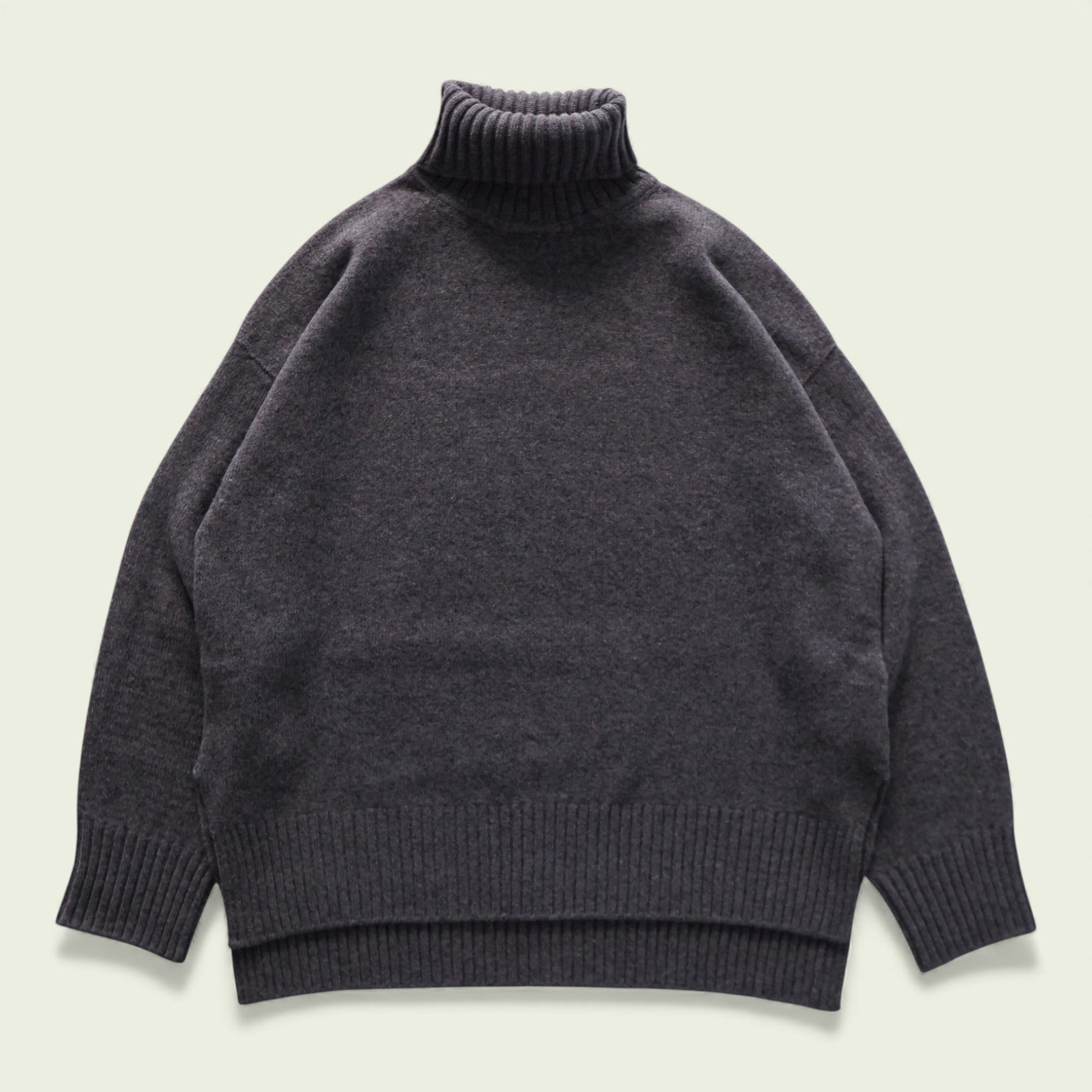 【WOMEN】Wool Cashmere Turtle Neck