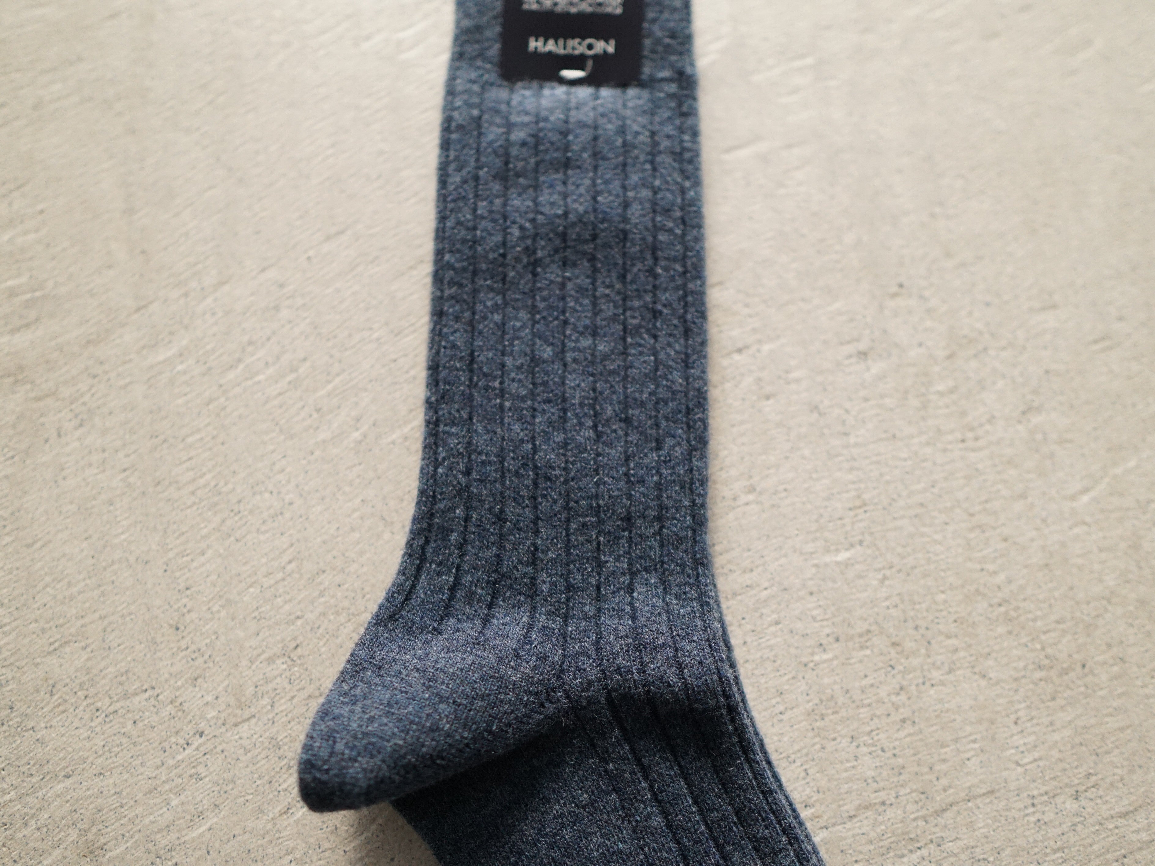 HALISON Lamb Wool Rib Socks