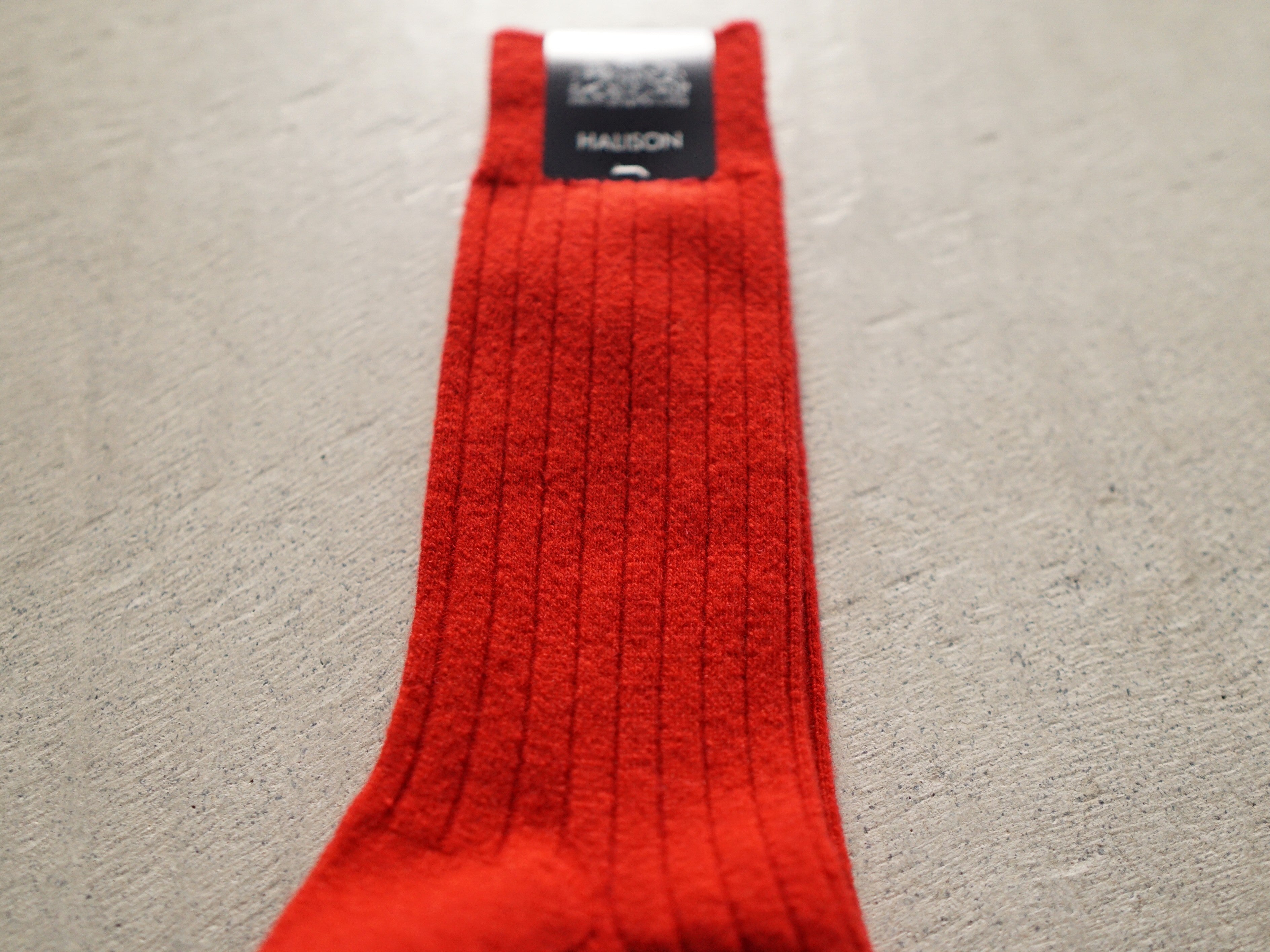 HALISON Lamb Wool Rib Socks