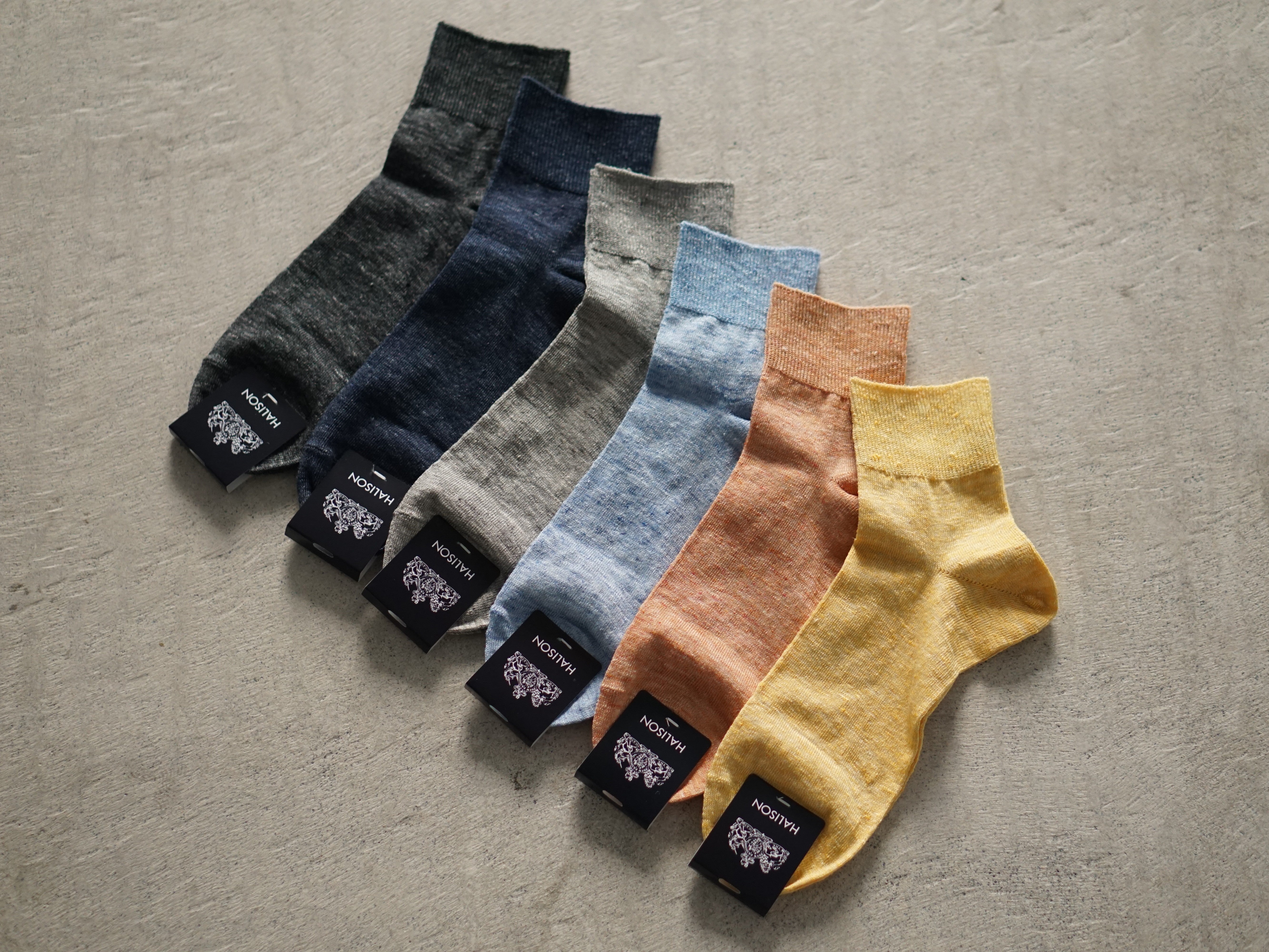HALISON Linen Short Socks