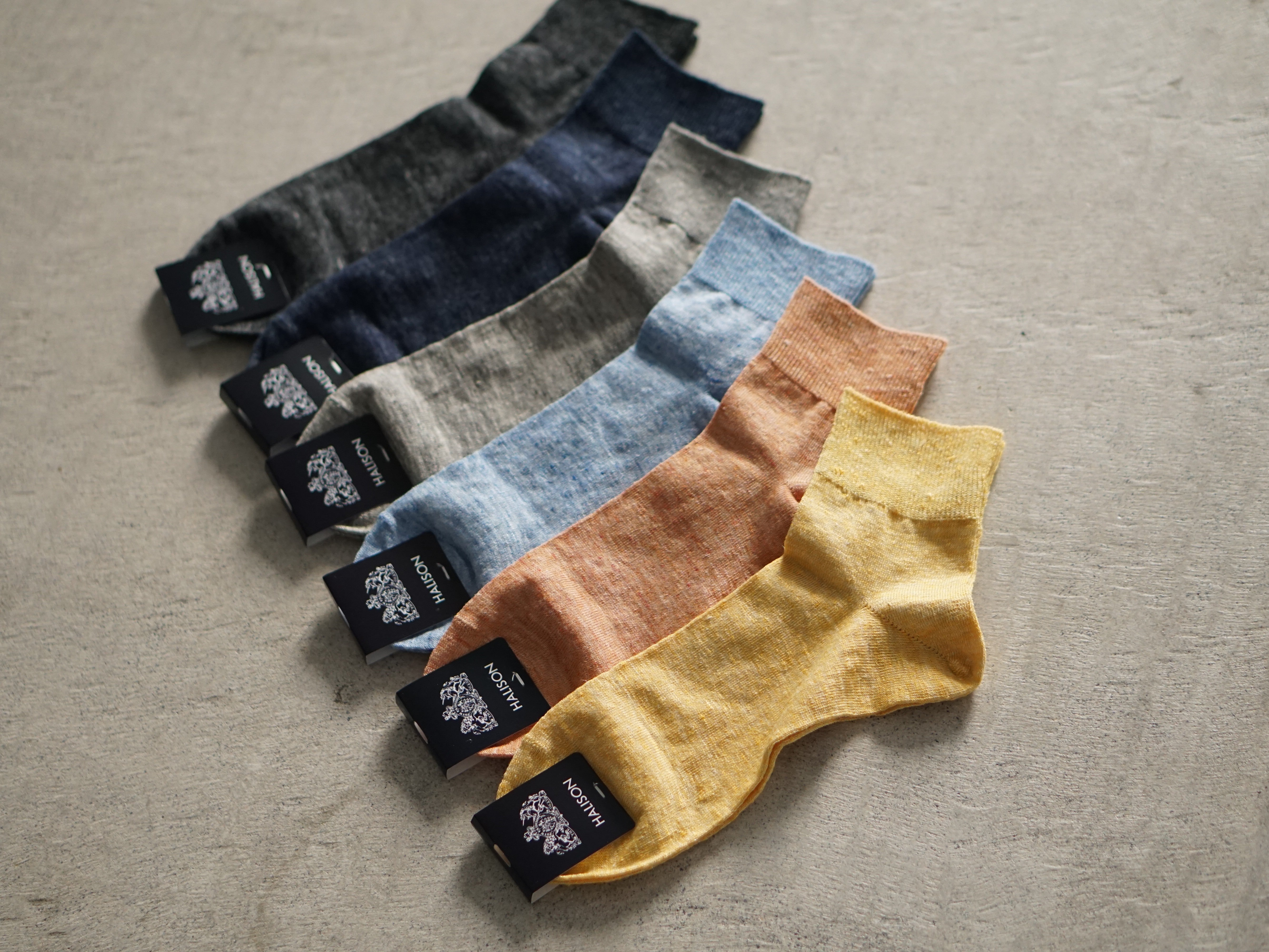HALISON Linen Short Socks