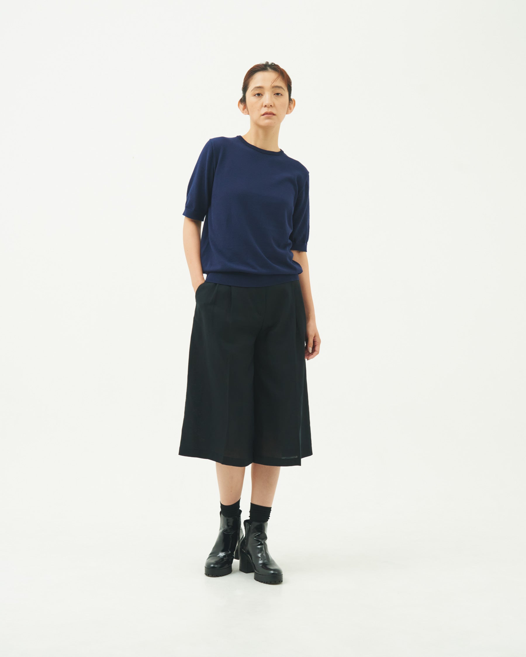 【WOMEN】ICE COTTON CREW NECK