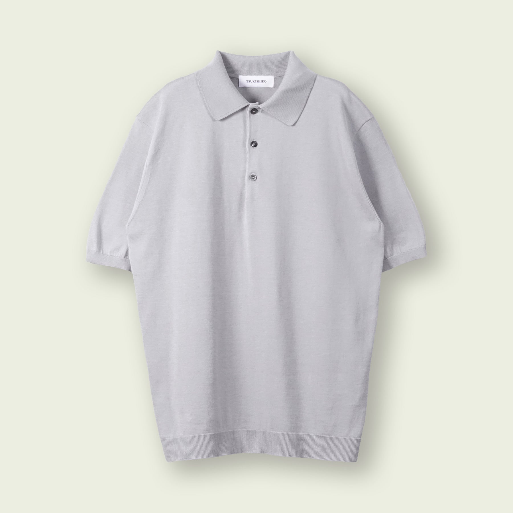 SEA ISLAND COTTON POLONECK
