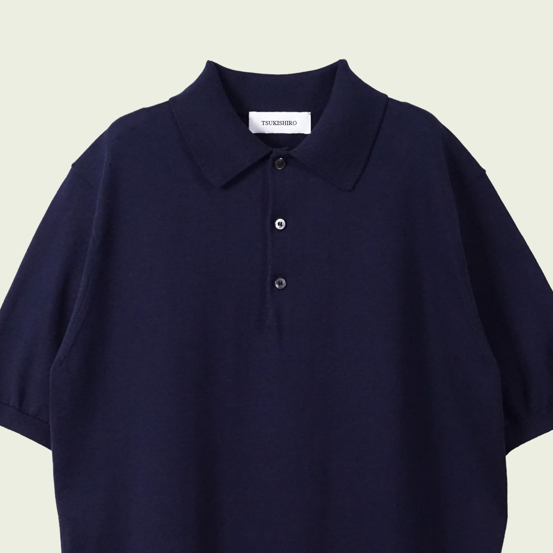 NEW】SEA ISLAND COTTON POLONECK