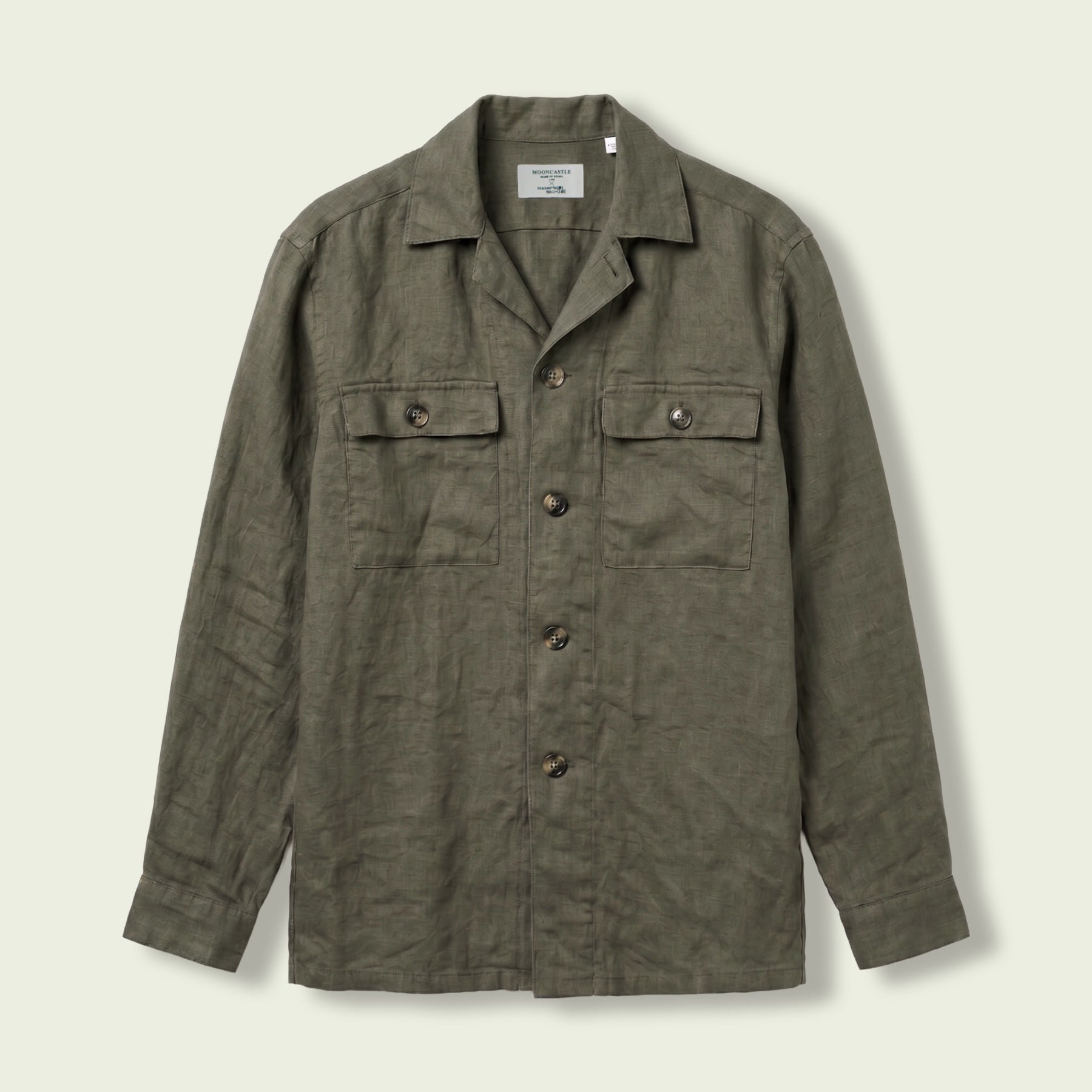 MOONCASTLE × Maker`s Shirt 鎌倉 Linen Shirt Jacket