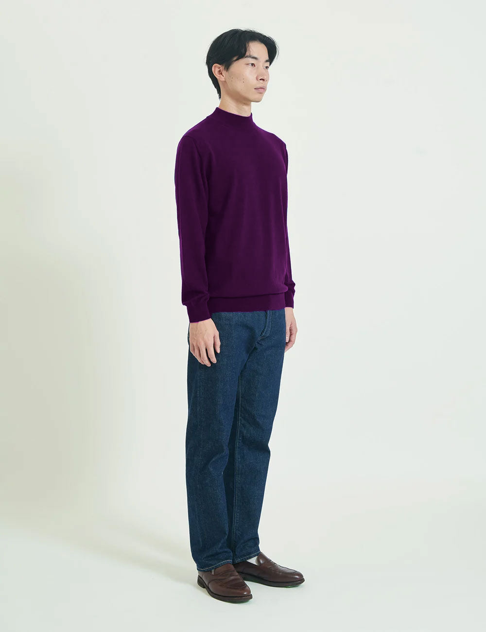 【限定カラー】12G Lightweight Merino Wool Mockneck