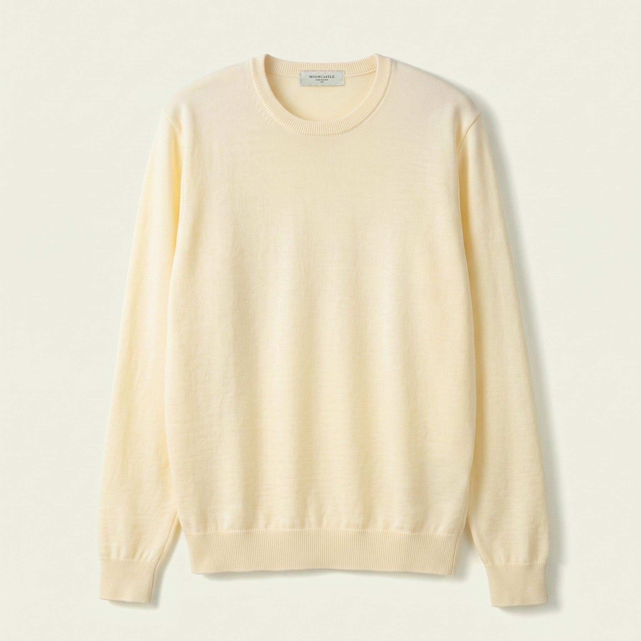 12G Lightweight Merino Wool Crewneck