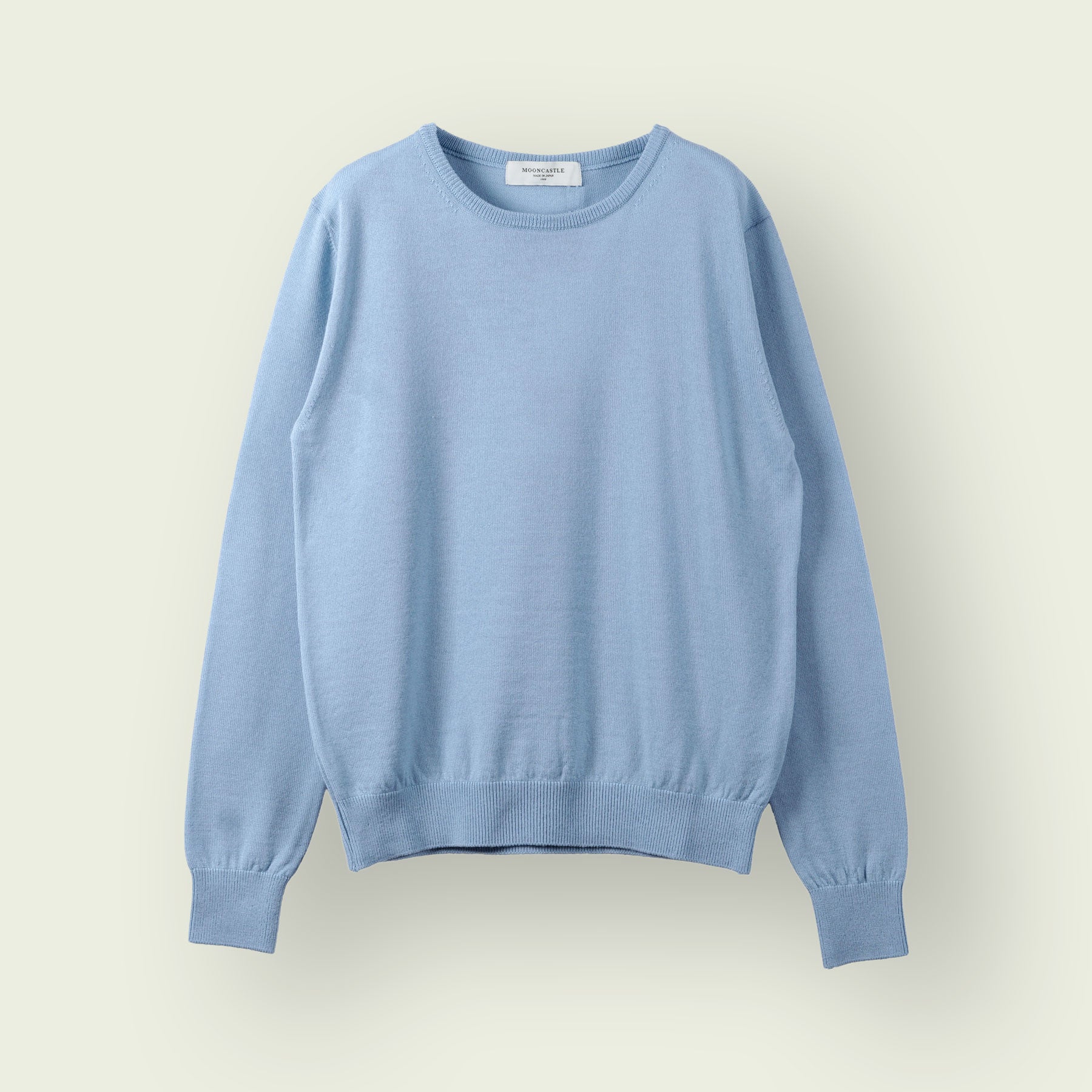 【WOMEN】12G Lightweight Merino Wool Crewneck