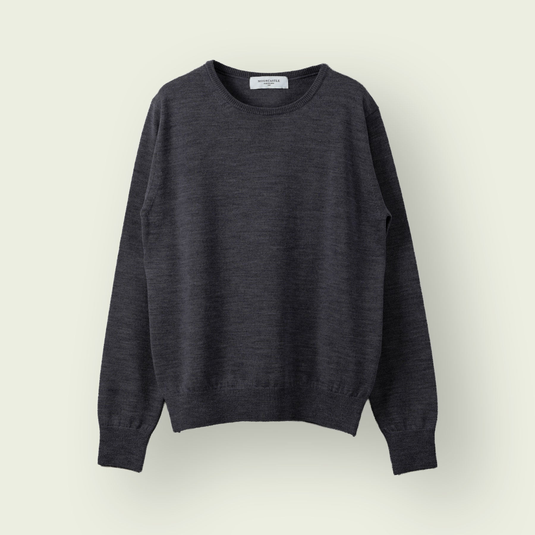 【WOMEN】12G Lightweight Merino Wool Crewneck