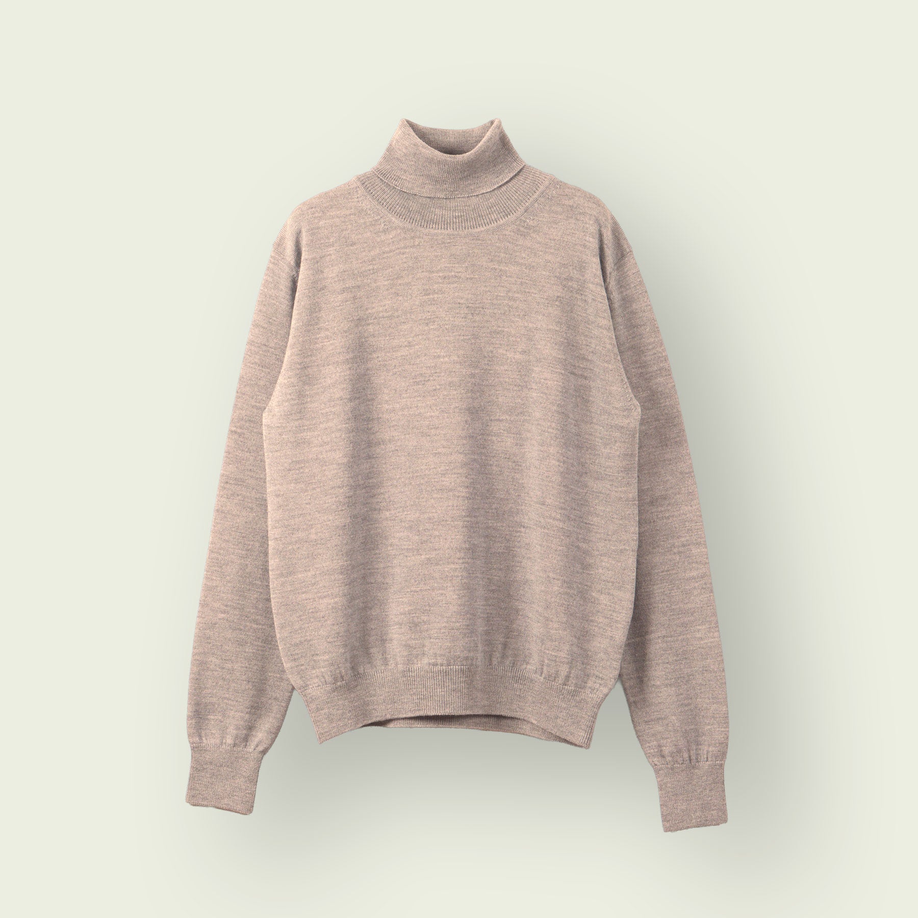 【WOMEN】12G Lightweight Merino Wool Turtleneck