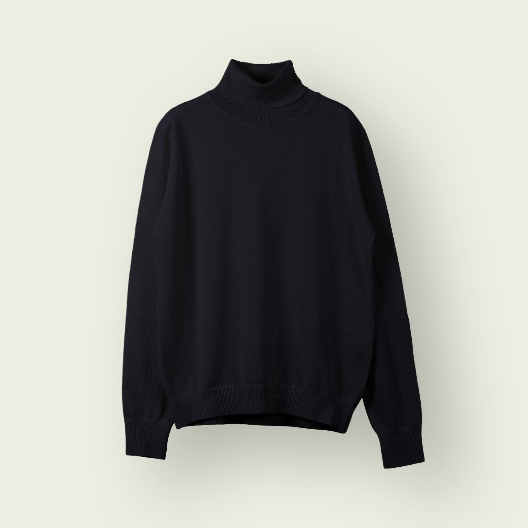 【WOMEN】12G Lightweight Merino Wool Turtleneck