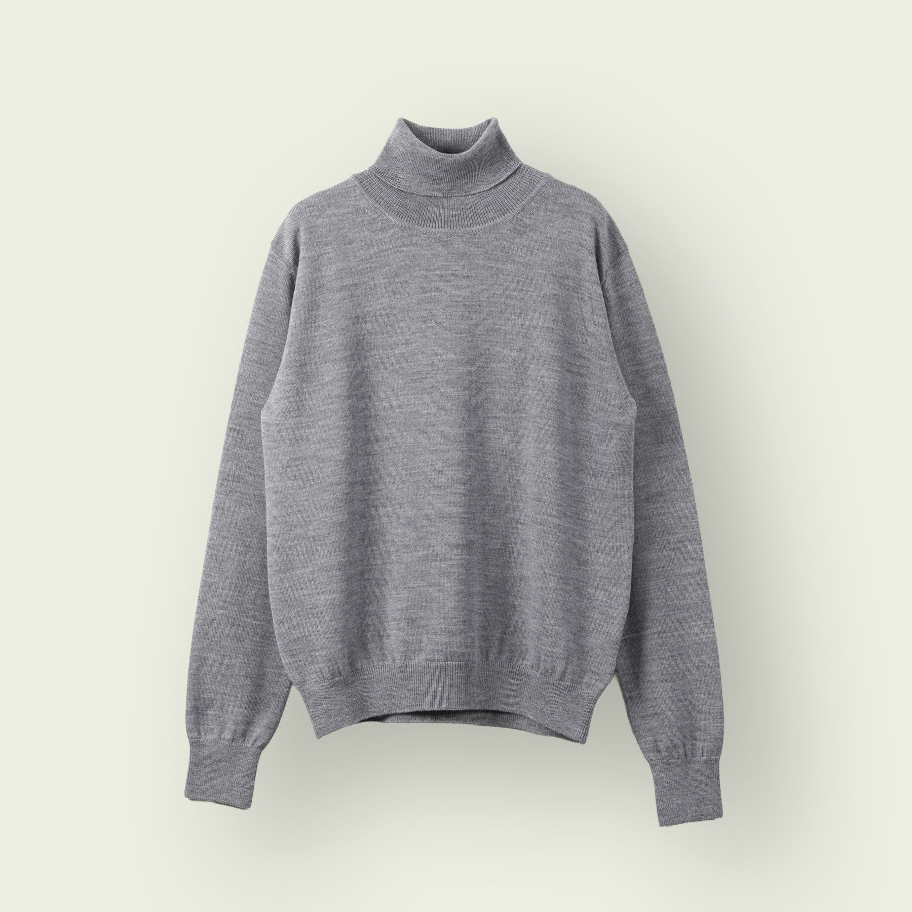 【WOMEN】12G Lightweight Merino Wool Turtleneck