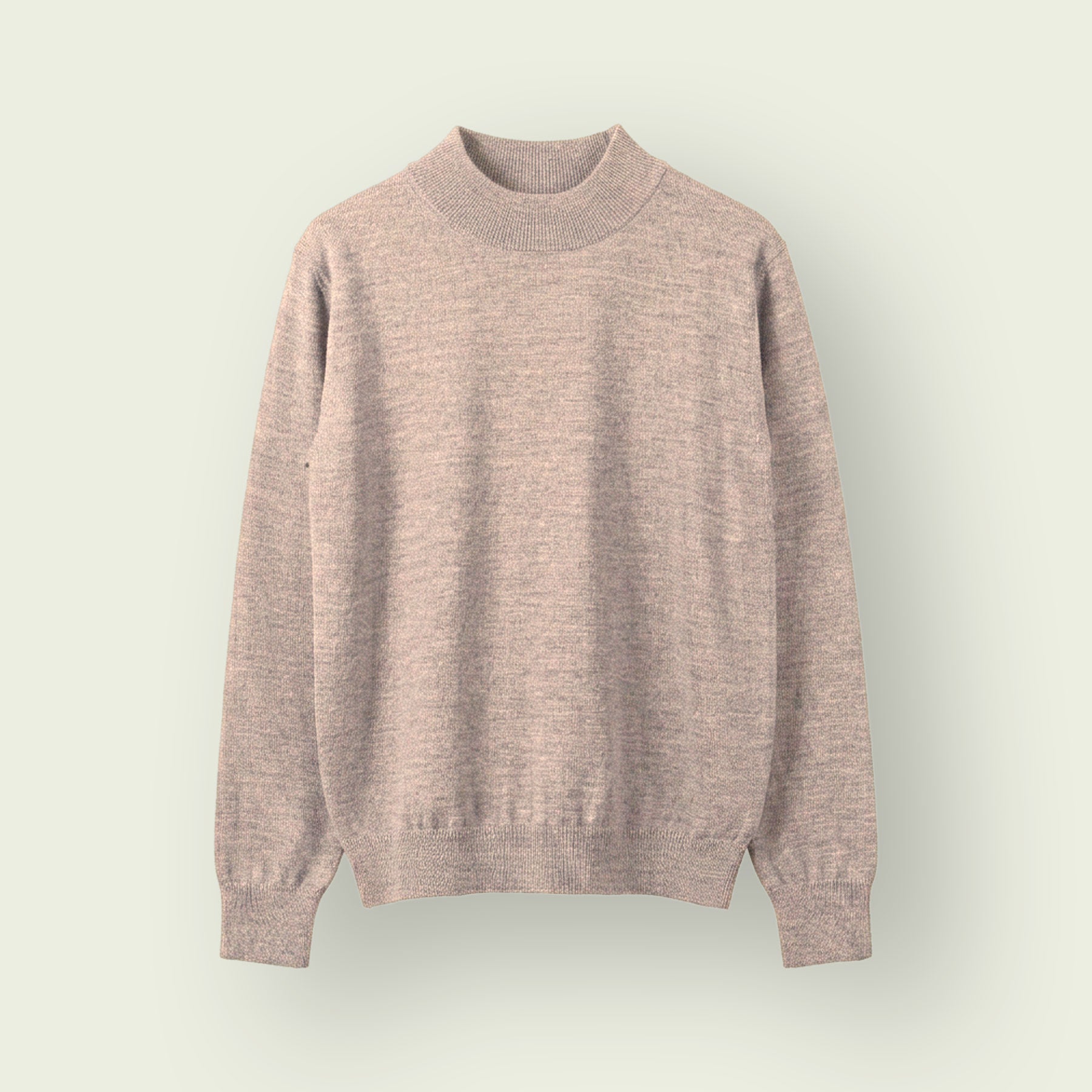 【WOMEN】12G Lightweight Merino Wool Mockneck