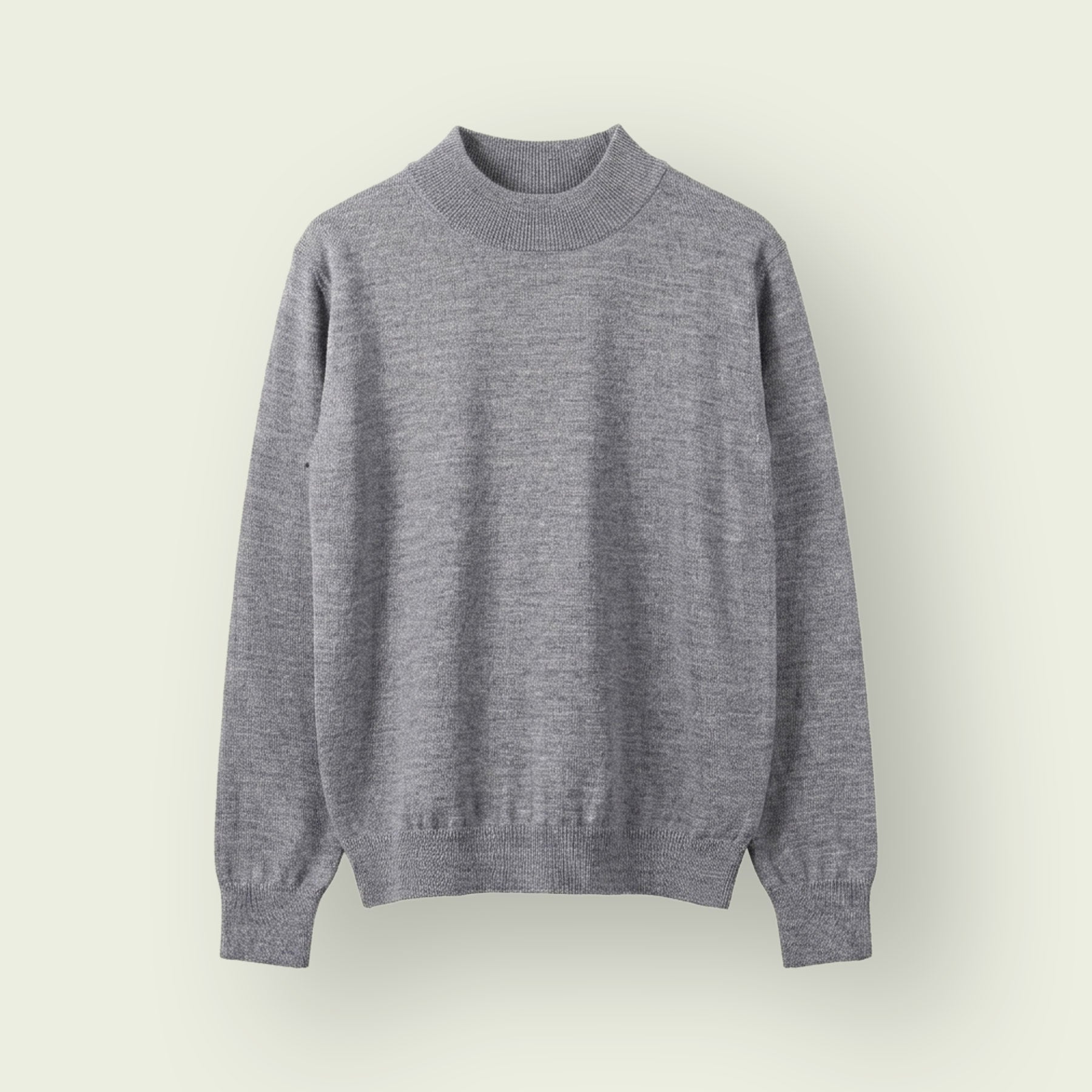 【WOMEN】12G Lightweight Merino Wool Mockneck