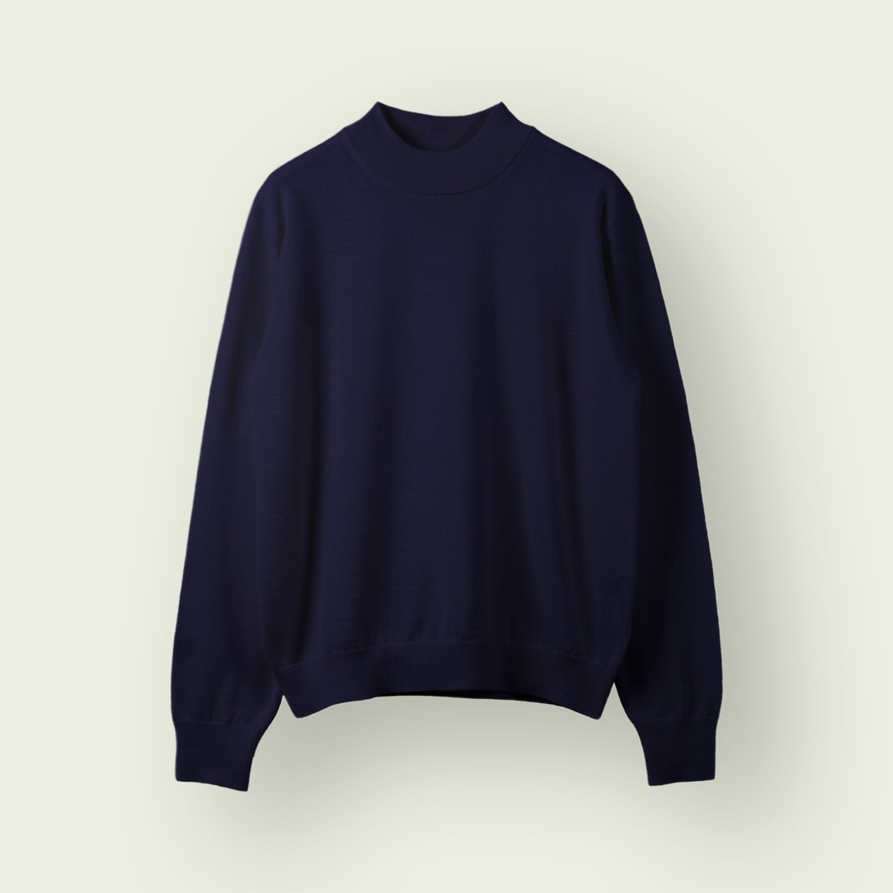 【WOMEN】12G Lightweight Merino Wool Mockneck