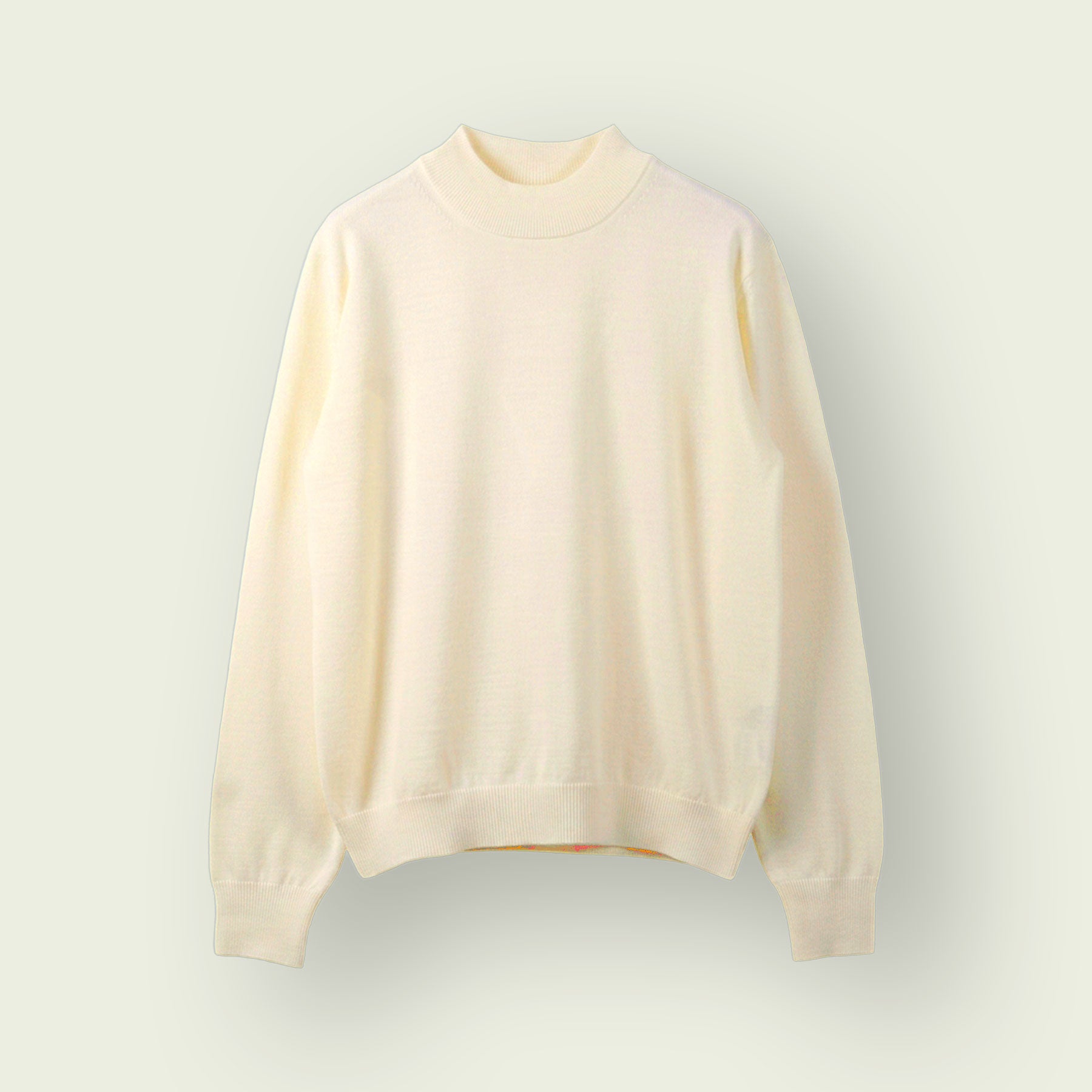 【WOMEN】12G Lightweight Merino Wool Mockneck