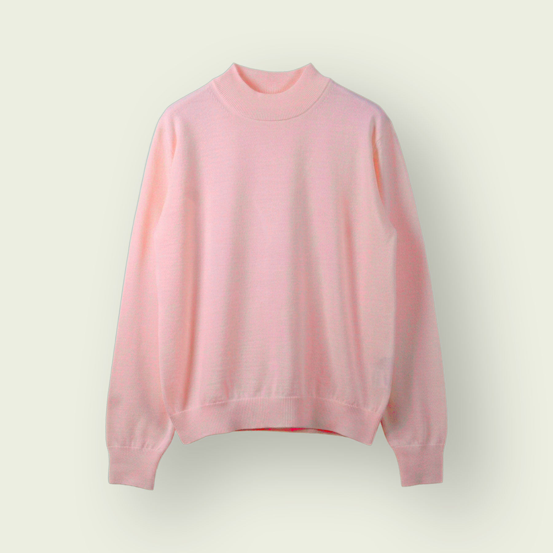 【WOMEN】12G Lightweight Merino Wool Mockneck