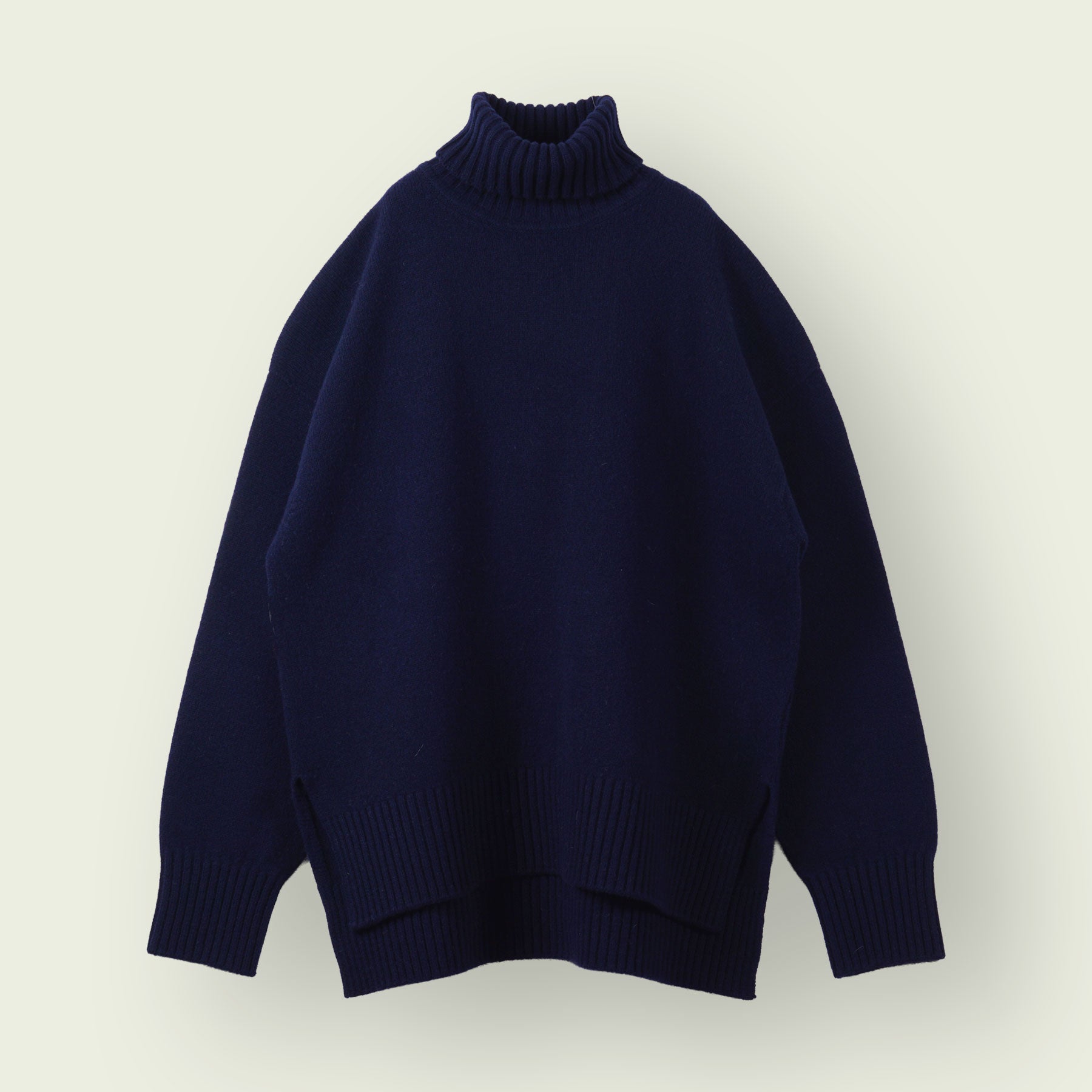 【WOMEN】Wool Cashmere Turtle Neck