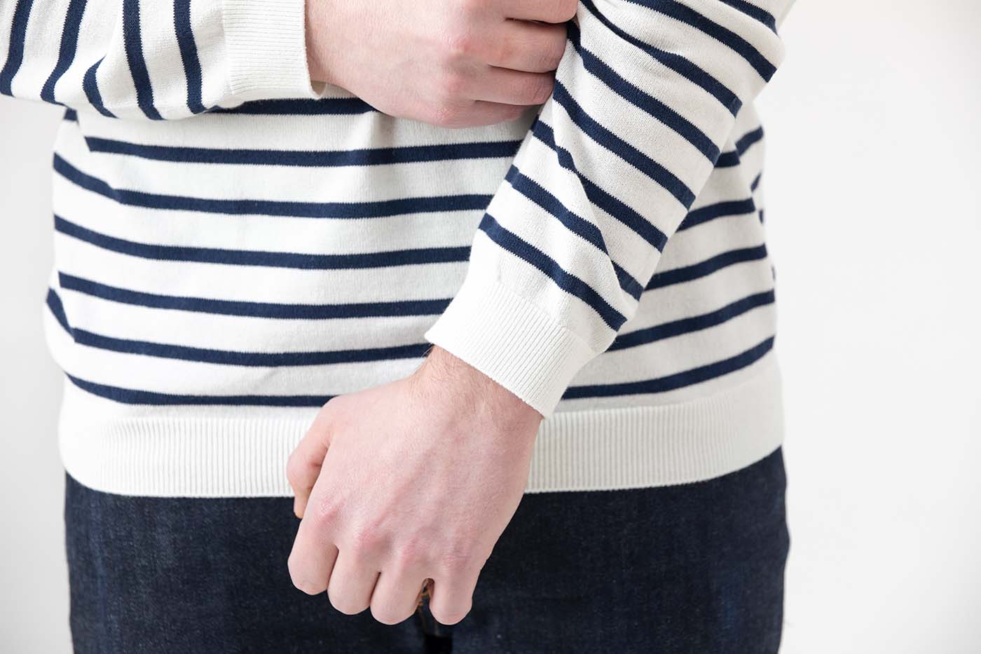 【アーカイブモデル】ICE COTTON BORDER LONG CREWNECK